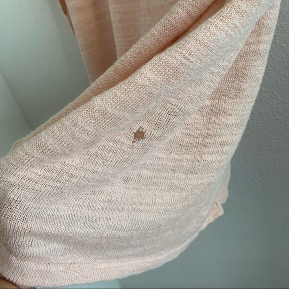J. Jill Pure Jill Pink Oversized Linen Cotton Top Pink Medium - Picture 5 of 6